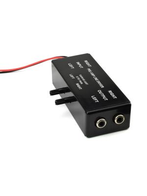 4V Adjustable RCA Line Driver with Low Level Signal Booster