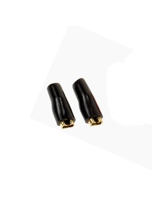 50 flat receptacles 2.8mm black