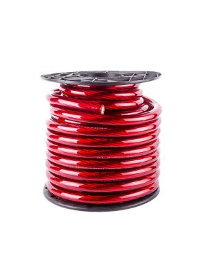 Roll of 15m power cable, 2GA (35mm²), OFC, red