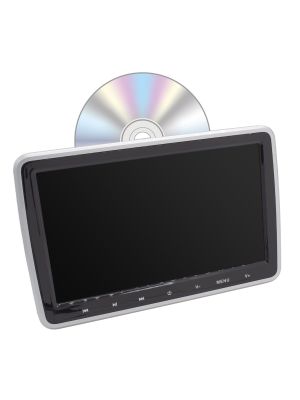 25.65cm (10.1 inch) LED TFT headrest monitor with DVD player, 1280x600px, HDMI, USB, SD, cinch (12V) 