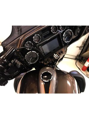 maxxcount 2DIN fairing cover for Harley-Davidson® FLH 1996-2013 (Electra Glide™ / Street Glide™) 