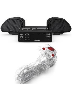 ROCKFORD Audio Kit HD9813RG-STAGE1 (Radio+2-SPK) for Harley-Davidson® Road Glide™ 1998-2013, Road Glide™ Custom 2012+