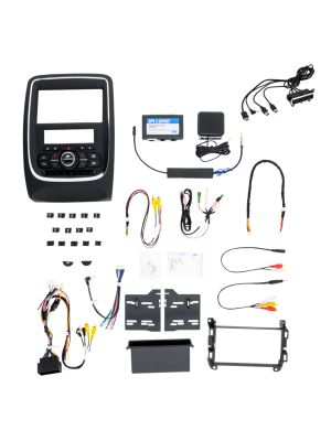 PAC RPK4-CH4102 Mounting kit 1 / 2 DIN incl. SWC - Interface & climate control for Dodge Durango 2014-2020