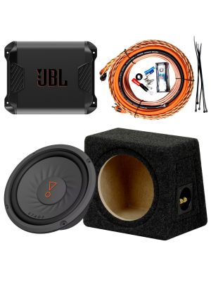 JBL Concert Bass Pack 8 Set: Concert A652 amplifier + Stage82 200W subwoofer incl. housing & cable kit 