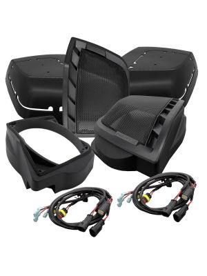Hertz HD14H Saddlebag Cut-Kit (sawing template+grill+brackets+connecting cable) for 6x9