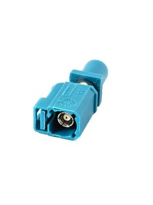 maxxcount FAKRA adapter, male to female, water blue