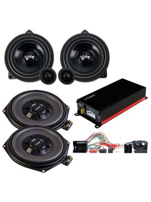 VIBE OPTISOUNDBMWFXAMP Active 3-way Plug&Play speaker / subwoofer + 4-channel 260W amplifier sound upgrade BMW F-Series
