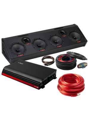 Vibe SLICKPROBOX Set: SLICKPROBOX-V0 speaker housing + POWERBOX250.2-V0 amplifier
