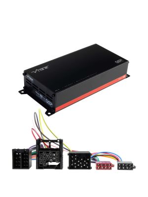 VIBE POWERBOX65.4-8MDSP-BMW1 4-channel 260W micro amplifier Class D with 8-channel DSP for BMW round pin 