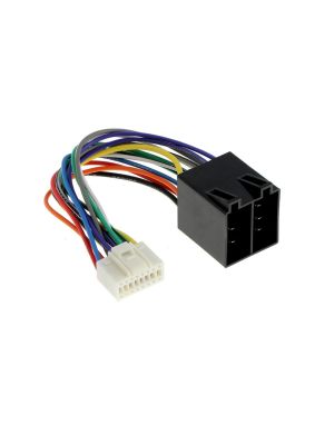 Radio connection cable brand radios -></picture> ISO for Alpine (16 pins 22x10mm white) 