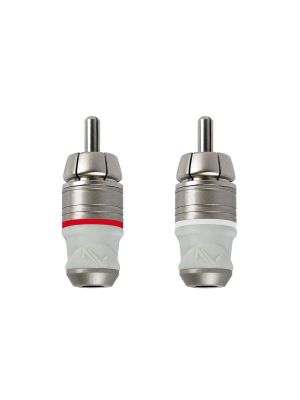 Connection BCP 100 RCA plugs 2x red, 2x white - BEST Series