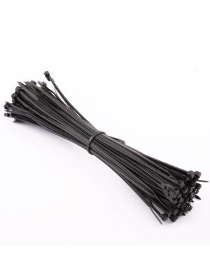 Cable ties 200mm x 4.8mm 100 pieces (black)