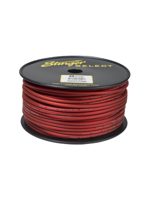Stinger SELECT SSVLP8R 8GA (10mm²) Matte Red Power Wire 76,2m (250 ft), CCA