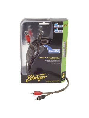 Stinger SI1212 2-channel RCA connection cable for Stinger amplifier sets 3,6m 1000 series