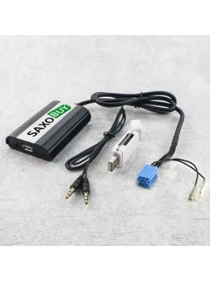 USB + SD + AUX adapter for Renault 8pin Mini ISO