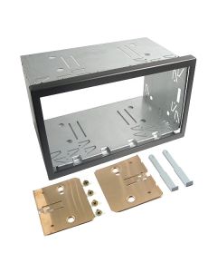 Universal Double DIN Radio Metall Frame Install Kit (outside dim.: 113mm x 183cm) for 2DIN Car Stereos