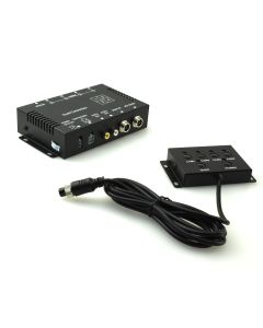 4-port Video Splitter with 4 display modes: Single / Dual / Triple / Quad
