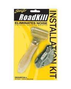 Stinger RKINSTALL ROADKILL Sound Damping Material Tool (incl. folding razor knife & 50mm install roller)