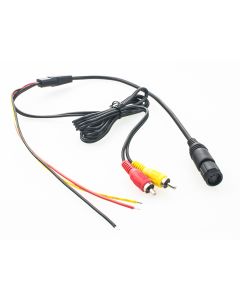 maxxcount rear view camera 6-pin connection cable (for Waeco / Dometic) to RCA / open ends