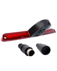 maxxcount mobile home dual reversing camera in 3rd brake light, kit for VW Crafter, Mercedes Sprinter (Waeco/Dometic system cable with 6-pin connector) 