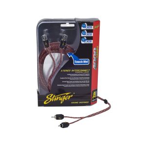 Stinger SI426 2-channel RCA connector cable for Stinger amplifier sets 1,8m
