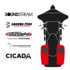 maxxcount BIKE SoundKit 2R8RL/OEM/SG14+ suitable for Harley-Davidson® Street Glide™ from 2014 with factory radio