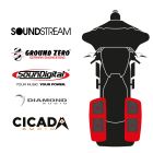maxxcount BIKE SoundKit 4RRL/OEM/RGSG14+ OEM suitable for Harley-Davidson® Street Glide™ from 2014