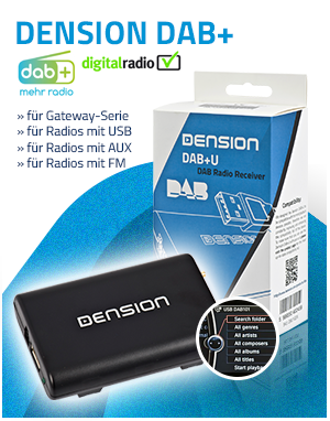 DENSION Digitalradio DAB+ Adapter